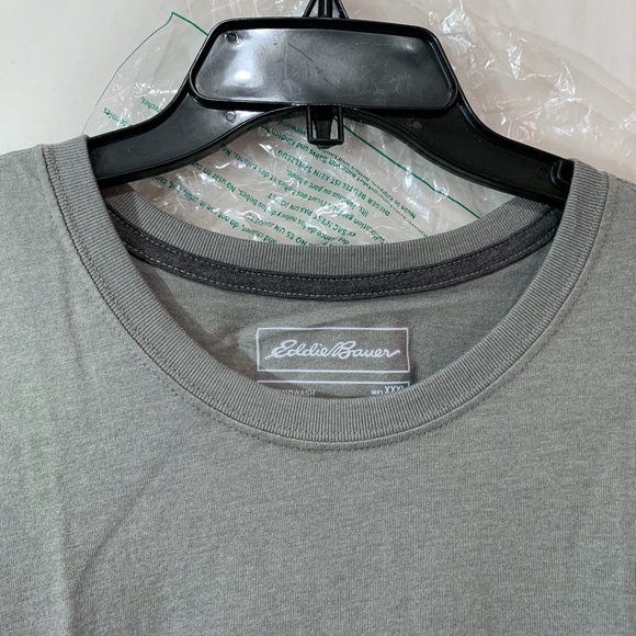 Eddie Bauer Legend Wash Pro Long Sleeve T-Shirt in Grey Size XXXL - Picture 2 of 5